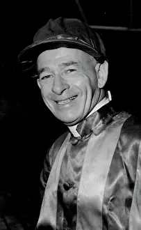 Racetrack Prints: It is a long time since jockey Neville Percival's grin has been seen at Caulfield