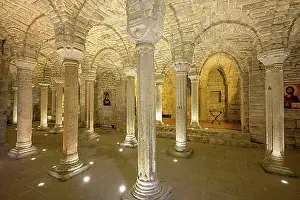 Tuscany Prints: Longobard crypt in the monastery of San Salvatore di Monte Amiata