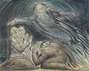 Old Testament Prints: The Lord Answering Job out of the Whirlwind