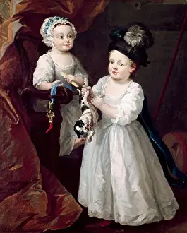 Lord Prints: Lord Grey & Lady Mary West as Children William Hogarth (1697-1764 British) Washington University Art Gallery