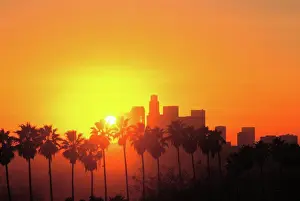 Los Angeles County Prints: Los Angeles Skyline, California (LA)