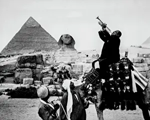 Marka Prints: Louis armstrong, egypt 1961
