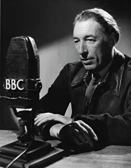 1955 Prints: Louis Macneice, poet, writer and BBC Features producer. November 17, 1955. (Photo by BBC)