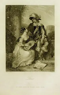 Love.. Corbould, Edward Henry, 1815-1905