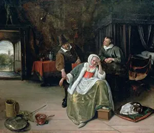 Examining Prints: The Lovesick Maiden, c1660, Jan Steen