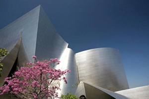 Architecture Prints: Low angle view of an entertainment building