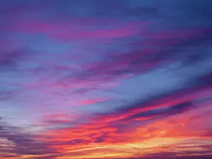 Heaven Prints: Low Angle View Of Sky At Sunset