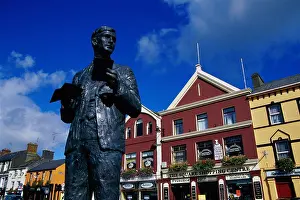 Honor Prints: Low angle view of a statue, Sam Maguire Statue, Dunmanway, Ireland
