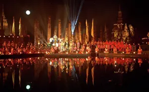 Buddhist Prints: Loy Krathong (or Loi Krathong)