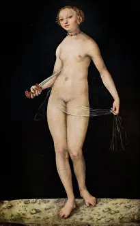 Depression Prints: Lucreta. 1533. (Lucas Craafter d. A. 1472 Kroafter-1553 Weimar)