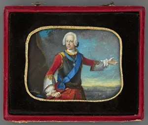 Pejzaze Prints: Ludwik VIII, Landgraf von Hessen-Darmstadt (1691-1768) 'Jagdlandgraf'; Fiedler
