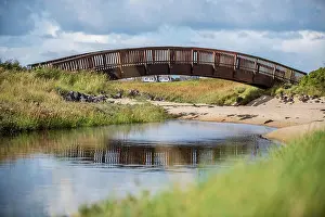 Landschaften Prints: Lügenbrücke Lügenbrücke on the North Sea bank of the Wadden Sea