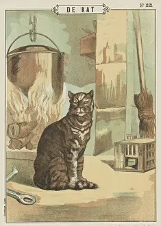 Publication Prints: Luik, Gordinne, The cat, verso - stamped