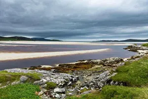 Scotland Prints: Luskentyre Beach, Isle of Harris, Outer Hebrides, Scotland, United Kingdom, Europe