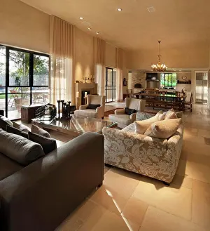 Luxury Prints: Luxury living room and dining room