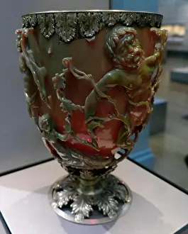 Cage Prints: The Lycurgus Cup; 4th-century, Roman glass cage cup