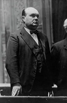 Socialist Prints: M. Paul-Henri Spaak, Prime Minister Of Belgium. May 26, 1948. (Photo by Pictorial Press)