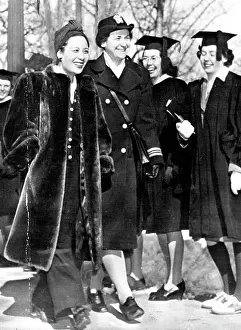 1943 Prints: Madame Chiang Kai Shek. April 16, 1943. (Photo by U.S. Office of War Information Picture)