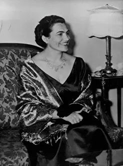 1955 Prints: Madame Jovanka Broz - Wife of President (Tito) of Yugoslavia