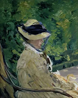 Daretobe Prints: Madame Manet at Bellevue Edouard Manet (1832-1883/French) Annenberg Collection