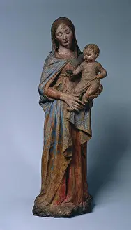 Madonna Prints: Madonna and Child, c. 1475. Antonio Rossellino (Italian)