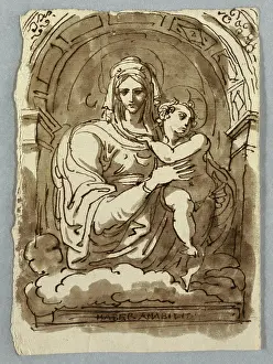 Madonna Prints: Madonna and child, Felice Giani