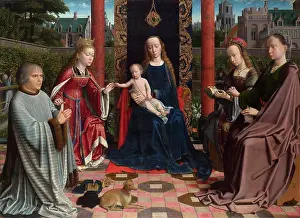 Sixteenth Century Prints: Madonna with child by Gerard David