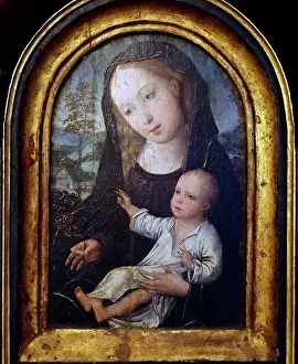 Madonna Prints: Madonna and Child by Master of the legend of the Magdalene active during the 15th Century