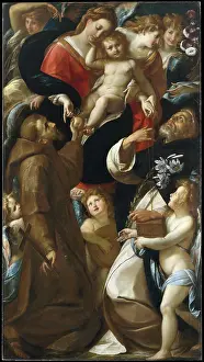 Institution Prints: Madonna and Child with Saints Francis and Dominic