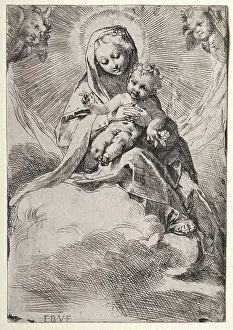 Madonna Prints: Madonna in the Clouds, c. 1581