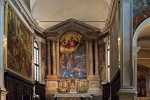 Venice Prints: Madonna in Glory with St. Sebastian and other Saints