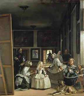 Court Prints: The Maids of Honour (Las Meninas) by Velazquez