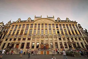 Benelux Prints: Maisons des Ducs de Brabant in the evening light