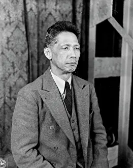 Criminal Prints: Major Japanese War Criminals on Trial in Tokyo : Suzuki Teiichi