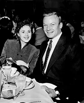 Actress Prints: Mala Powers Aldo Ray. June 10, 1955