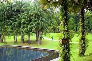 Relaxation Prints: Malaysia, Kuala Lumpur City, Garden at the Golden Triangle