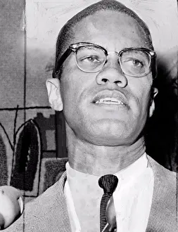 Activist Prints: Malcolm X (1925 ñ 1965), born Malcolm Little
