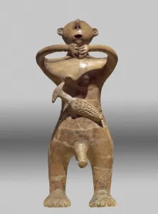 Artifact Prints: Male Figure-Gilan, Iran 1250-1000 BCE Artifacts National Museum, Tehran, Iran