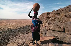 Solitary Prints: Mali, Bandiagara Escarpment, Water