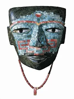 Jewels Prints: Malinaltepec Mask. 300-650. Teotihuacan culture