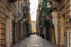 Narrow Prints: Malta, South Eastern Region, Valletta, Street in old town