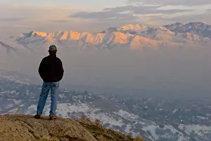 Carbon Prints: Man observing the Smog