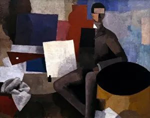 Suit Prints: Man Seated by Roger de La Fresnaye
