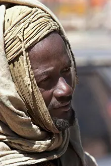 Outfit Prints: Man with turban, Monday Market, Djenne, Mali