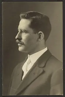 Man with White Tie. Louis Fleckenstein, photographer (American, 1866 - 1943) 1907-1943