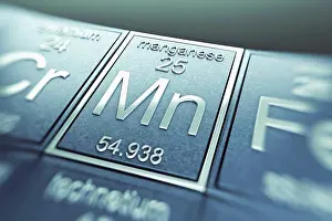 Metallic Prints: Manganese (Chemical Element)