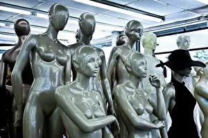 Human Representation Prints: Mannequins in a store, Los Angeles, California, USA