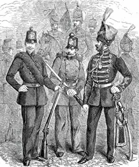 Accurate Prints: Männer der deutschen und englischen Fremdenlegion in Uniform