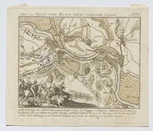 Maps Prints: Map of Belgrade, Semlin Zemun