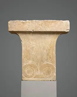 Carved Prints: Marble cavetto capital mid-6th century B